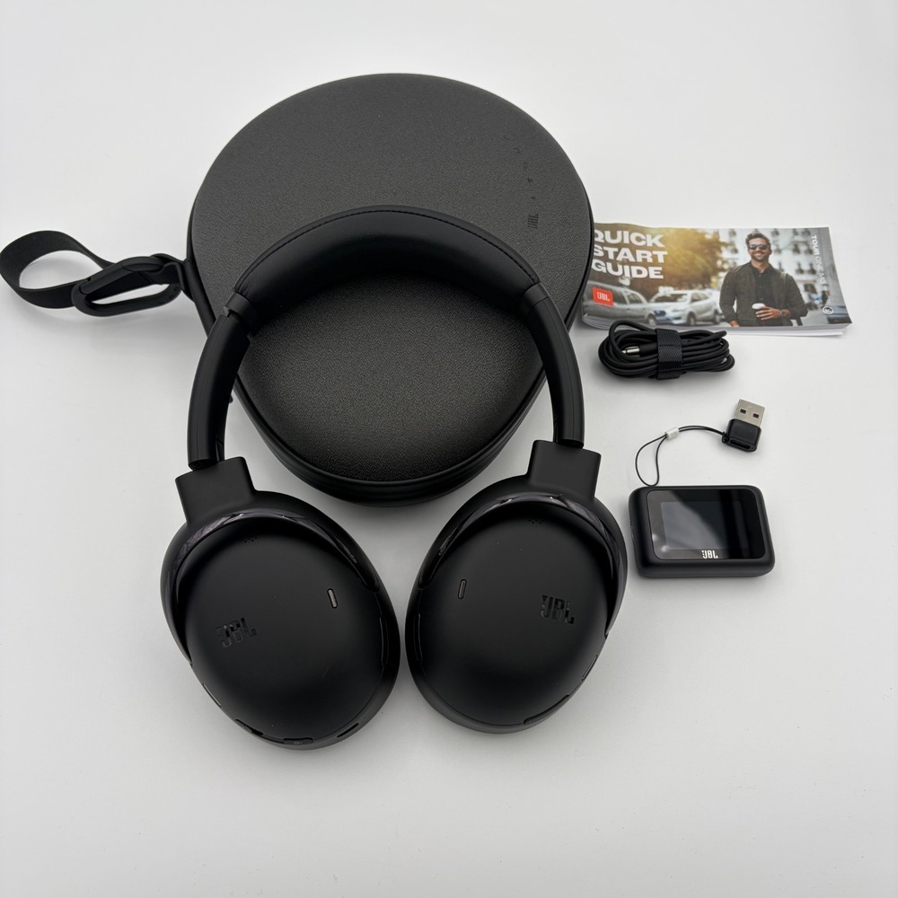 JBL Tour One M3 Wireless Headphones + Case + Transmitter CLEAN